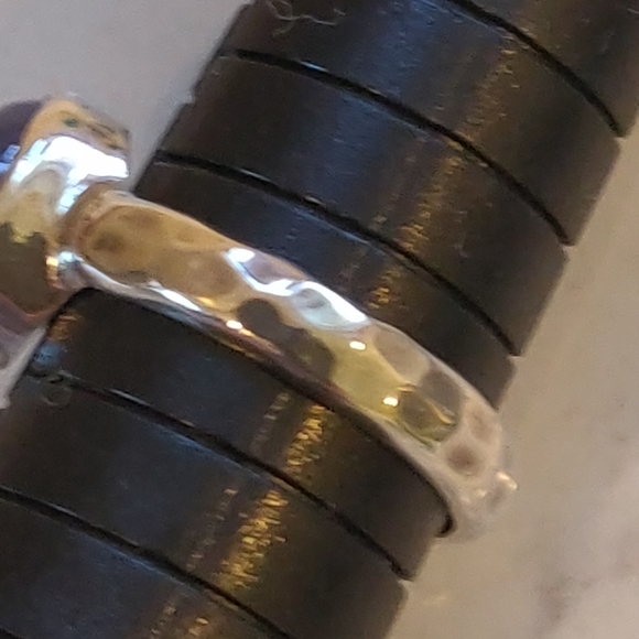 Sterling Silver Amethyst Ring. - Picture 5 of 7